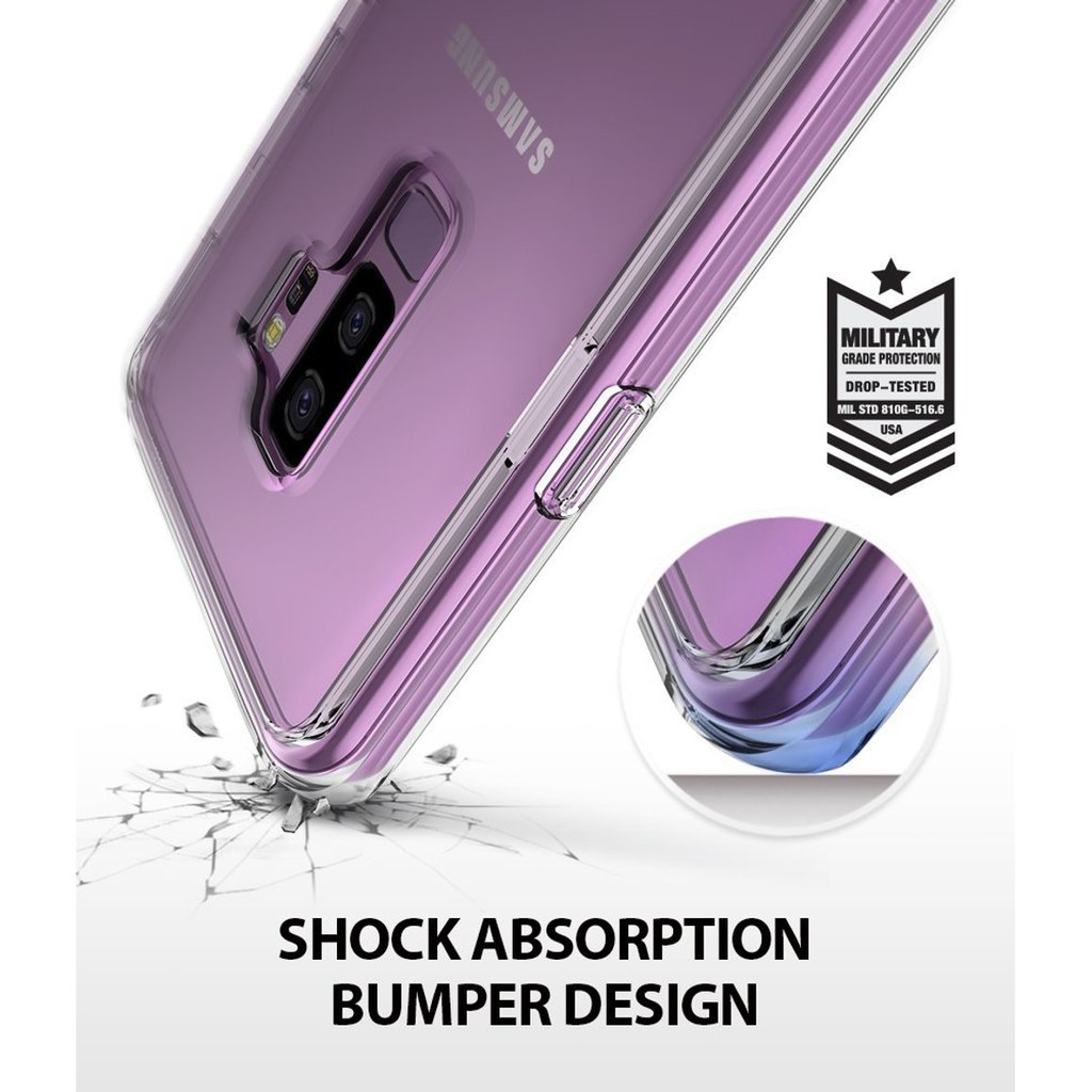 NEW  Original Ringke Rearth Fusion Case Samsung Galaxy S9 & S9 Plus - Spigen PREMIUM