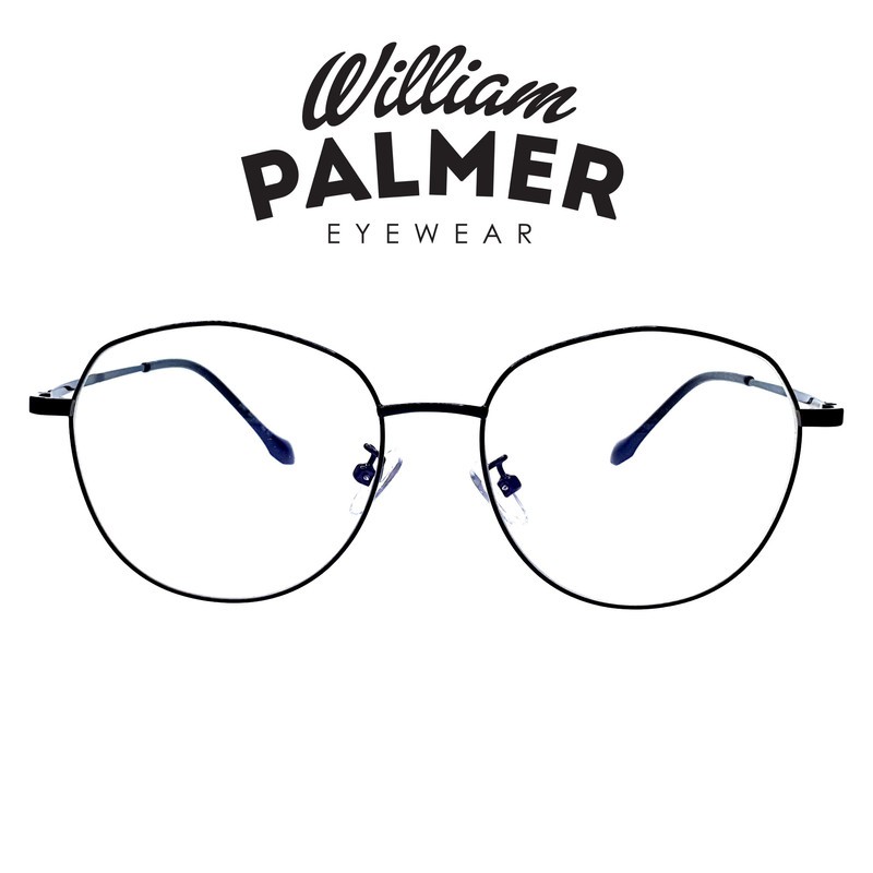 William Palmer Kacamata Pria Wanita Metal 2987 C1 Black