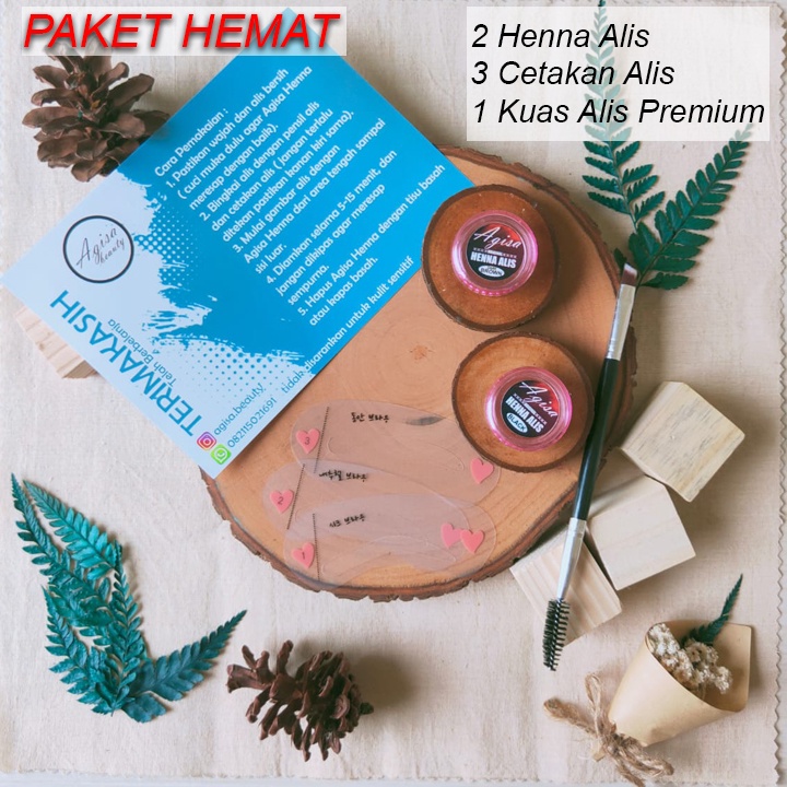 Henna Alis Halal Tahan Lama 2-5 hari / eyebrow / henna brow / paket henna alis xx