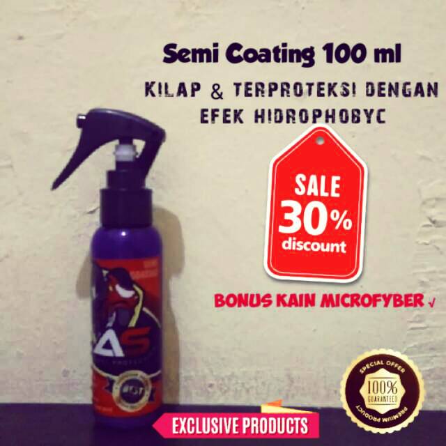 SEMI COATING SPRAY WAX PAINT PROTECTOR 100 ML