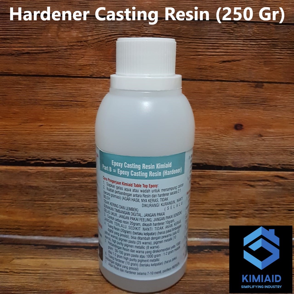 Hardener Casting Resin - 250 ML - Hardener Only Casting Resin - Hardener Epoxy Bening - Epoxy Resin Bening