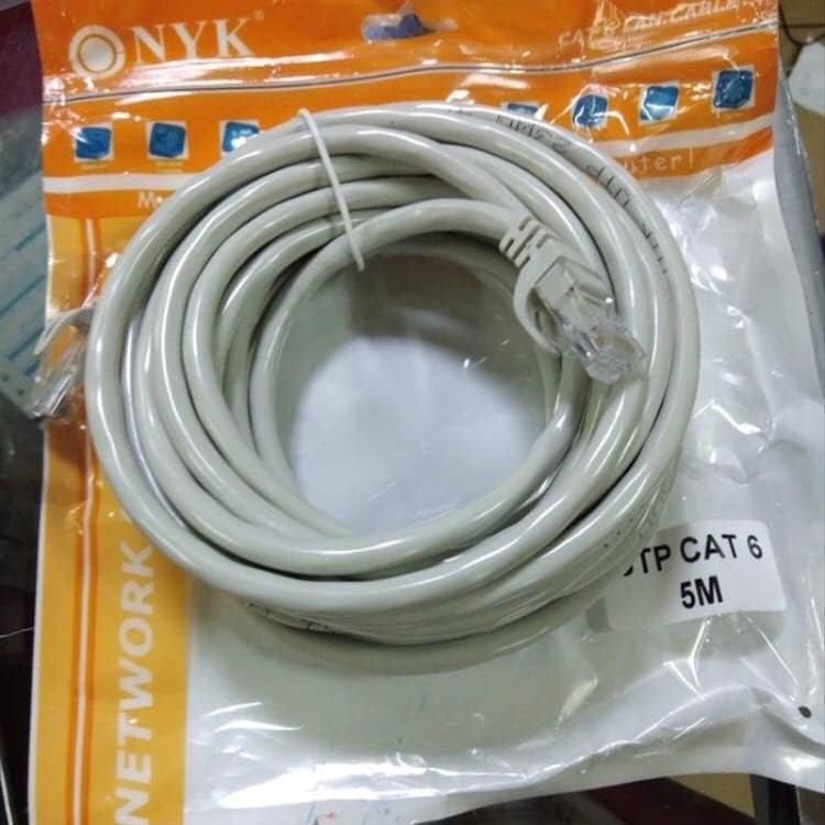 Nyk Kabel LAN 5 Meter Cat6 / Kabel Jaringan Cat6 5meter