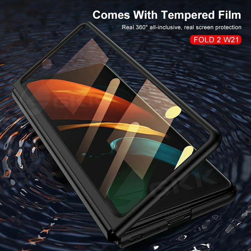 Premium Original Case Samsung Z Fold 2 2020 casing cover Fold2 POLOS With Glass front Mistic