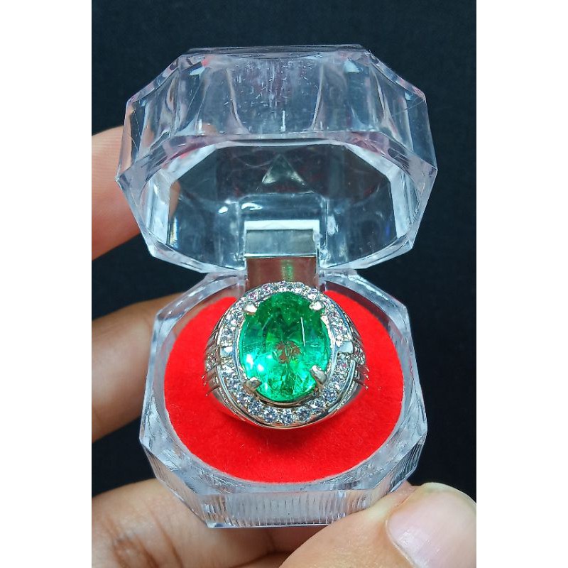 PROMO BIG SALE RAMADHAN batu zamrud colombia asli chatam