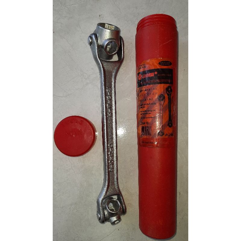 Kunci Socket Wrench Merk JASON alloy steel 8 in 1-Multi Purpose Double Head Socket Wrench