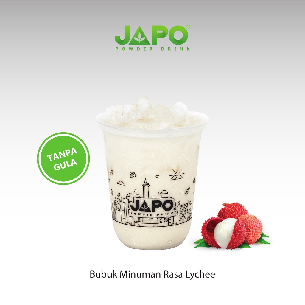 

JAPO Bubuk Minuman Lychee Plain 1 kg