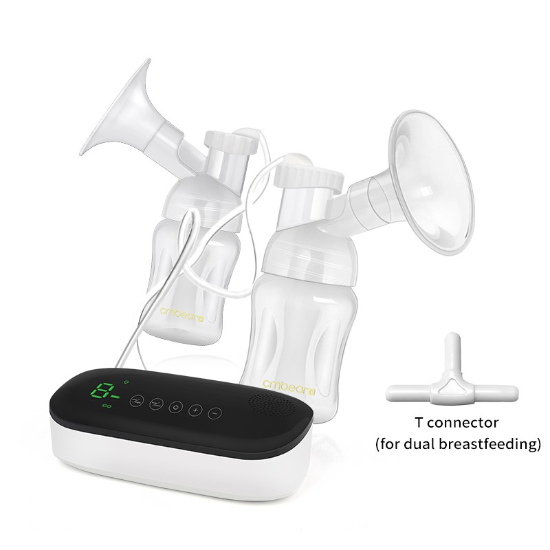 [ Rechargeable ]Cmbear Pompa ASI Elektrik Ganda /Double Electric Breast Pump with Bluetooth ZRX-0832