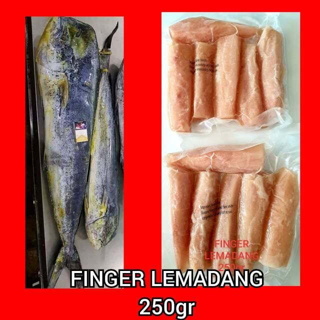 

Finger ikan lemadang (ikan mahi-mahi)