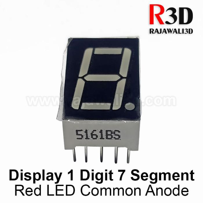 LED Display Red 1Digit 2Digit 3Digit 4Digit 7 Segment Common Anode - 1 Digit