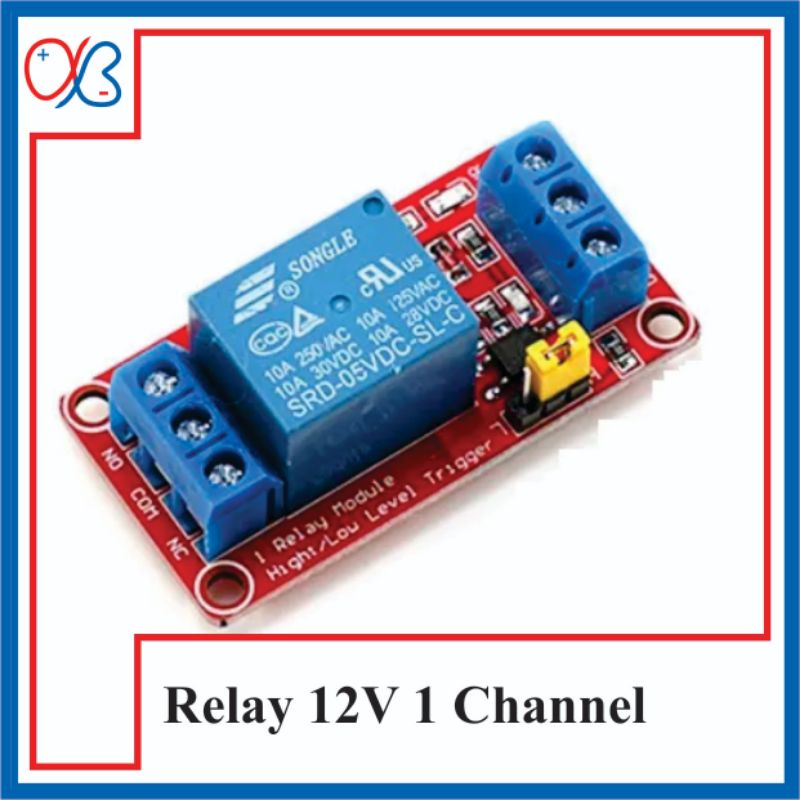 Module Relay 1Channel Ch 12V 220V AC Modul Optocoupler
