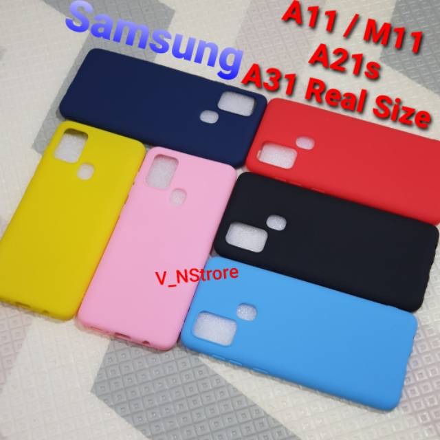 Case / Softcase Pastel Slim Samsung A11 A21s A31 M21/M30s M11 Dove case | Silicon Polos Samsung new