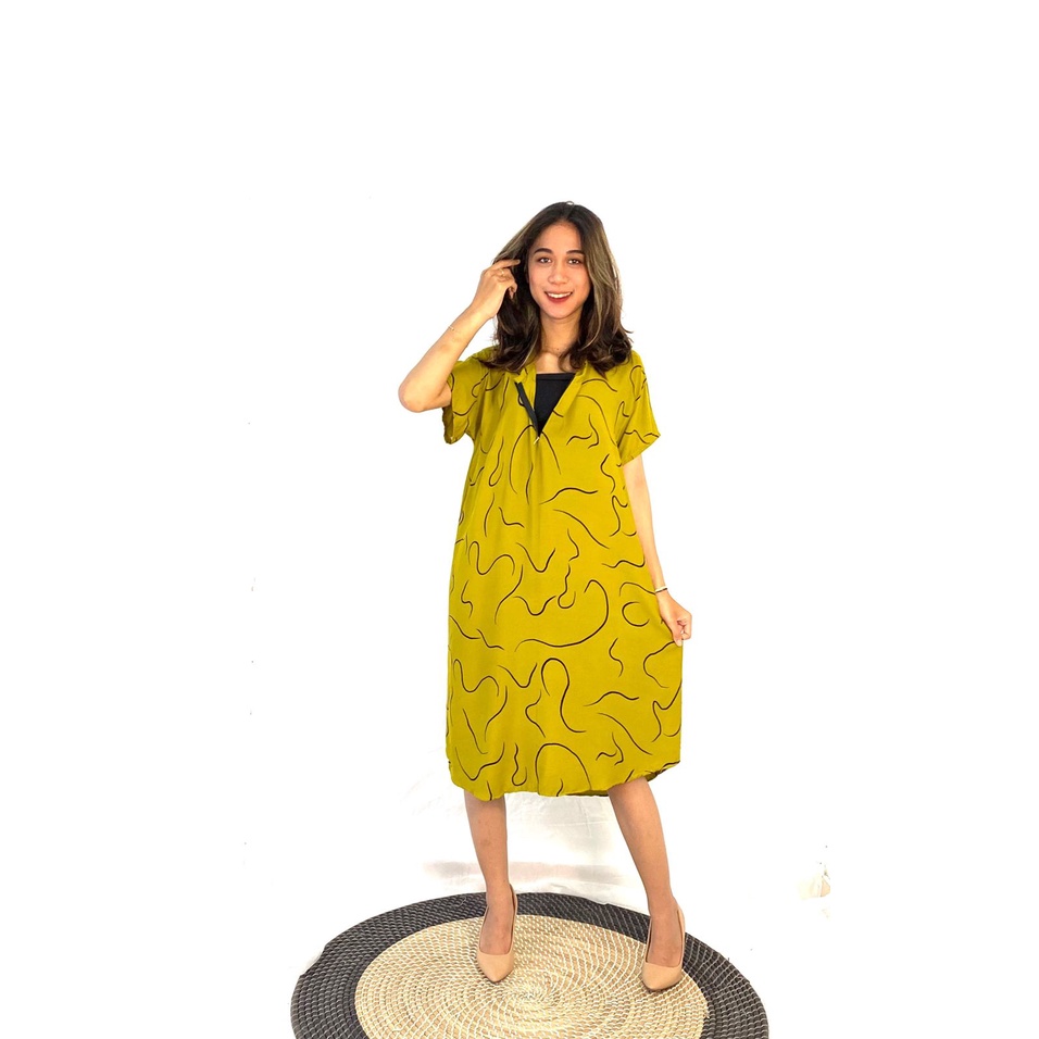 Daster Payung Busui Bali-BSI - AURORA LIME