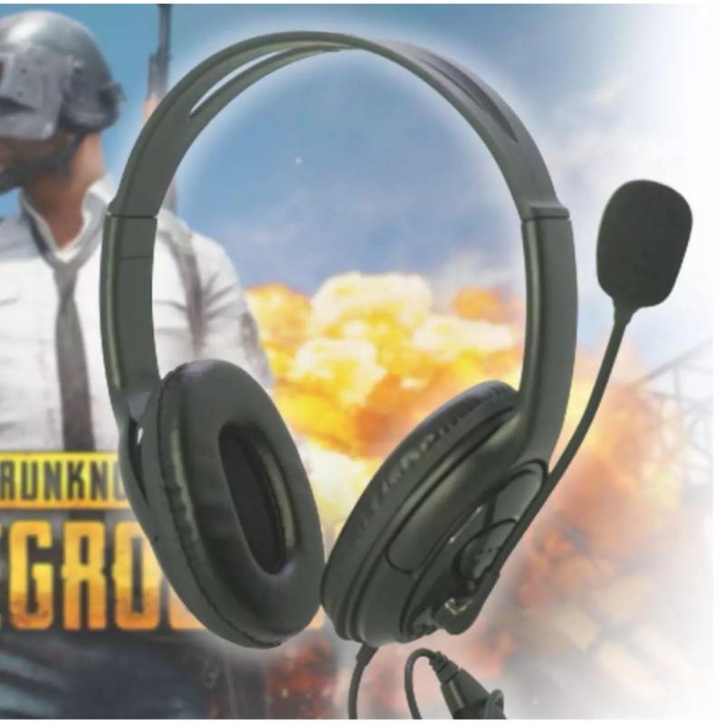 Headset Gaming Headphones Games Handsfree Pubg Mobile Legend Microphone design X10 X14 earphone