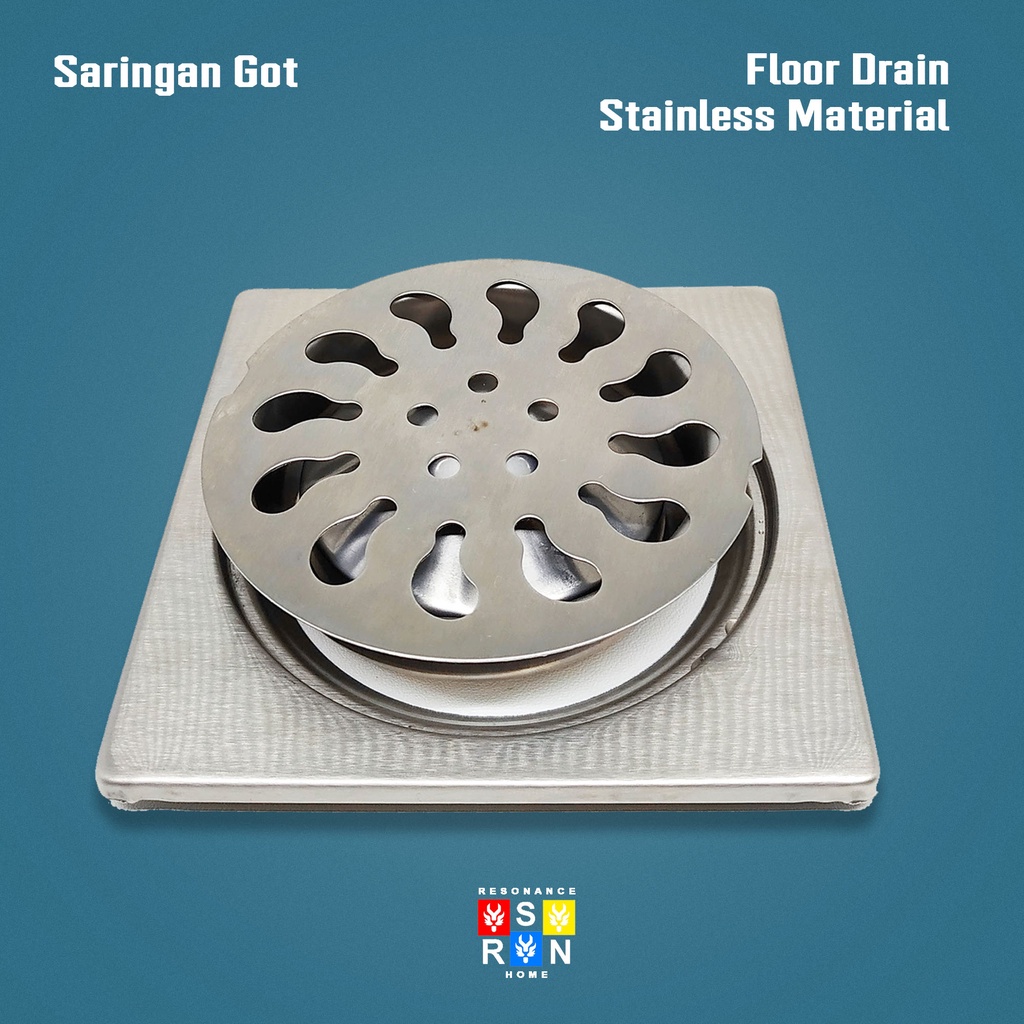 Saringan Got Kamar Mandi Stainless / Floor Drain Iron Resonance Home