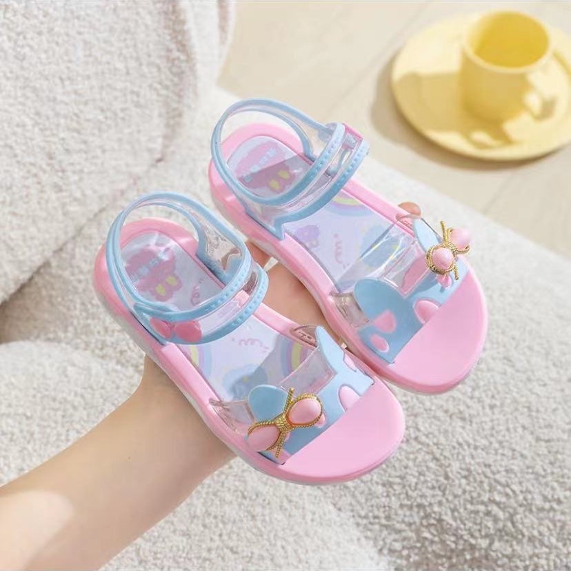 OkayBaby B106 Sandal Anak Perempuan Original Termurah Sepatu Import Fashion Bahan Lembut Terbaru Kekinian