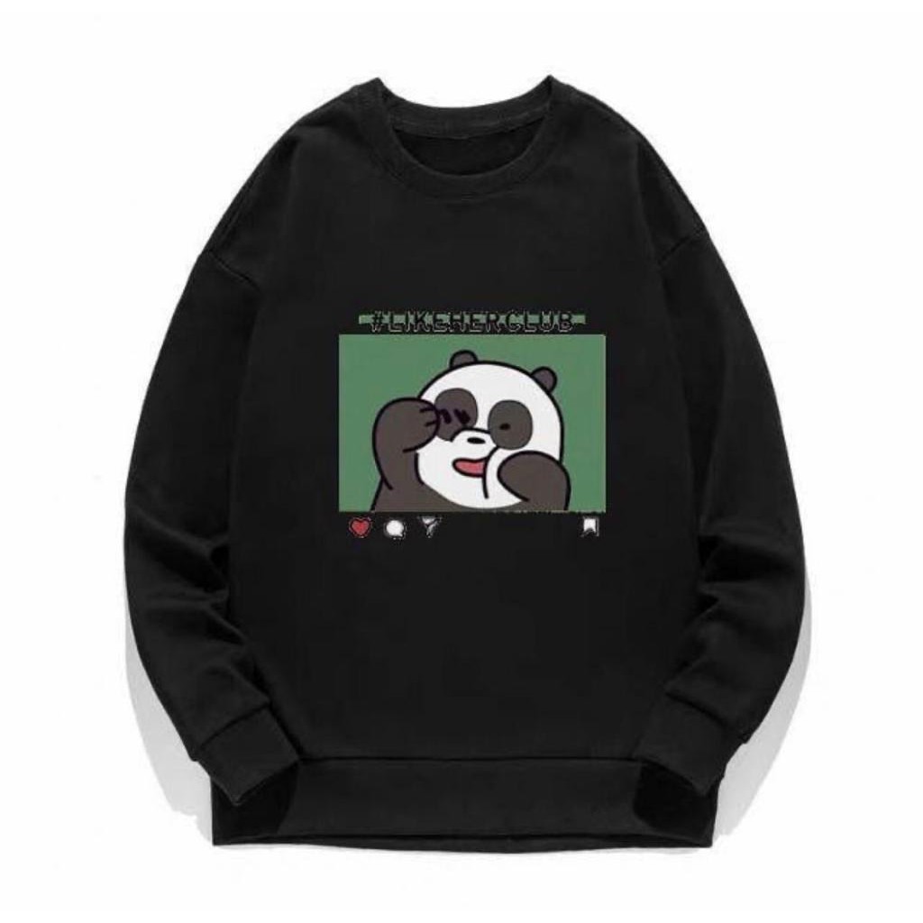 THE PANDA LIKE HER CLUB VERY WELL SWEATER WANITA - BAJU LUCU PREMIUM