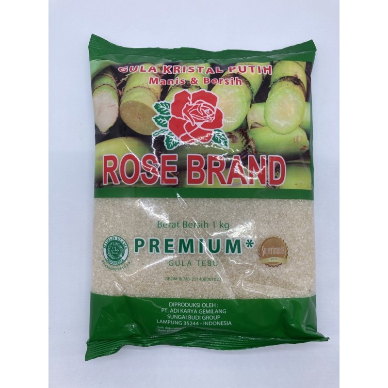 

Rose Brand GULA PREMIUM 1kg barcode 8993093665480