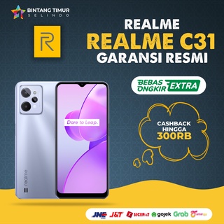 Realme C31 3GB+32GB - 4GB+64GB Garansi Resmi 1 Tahun