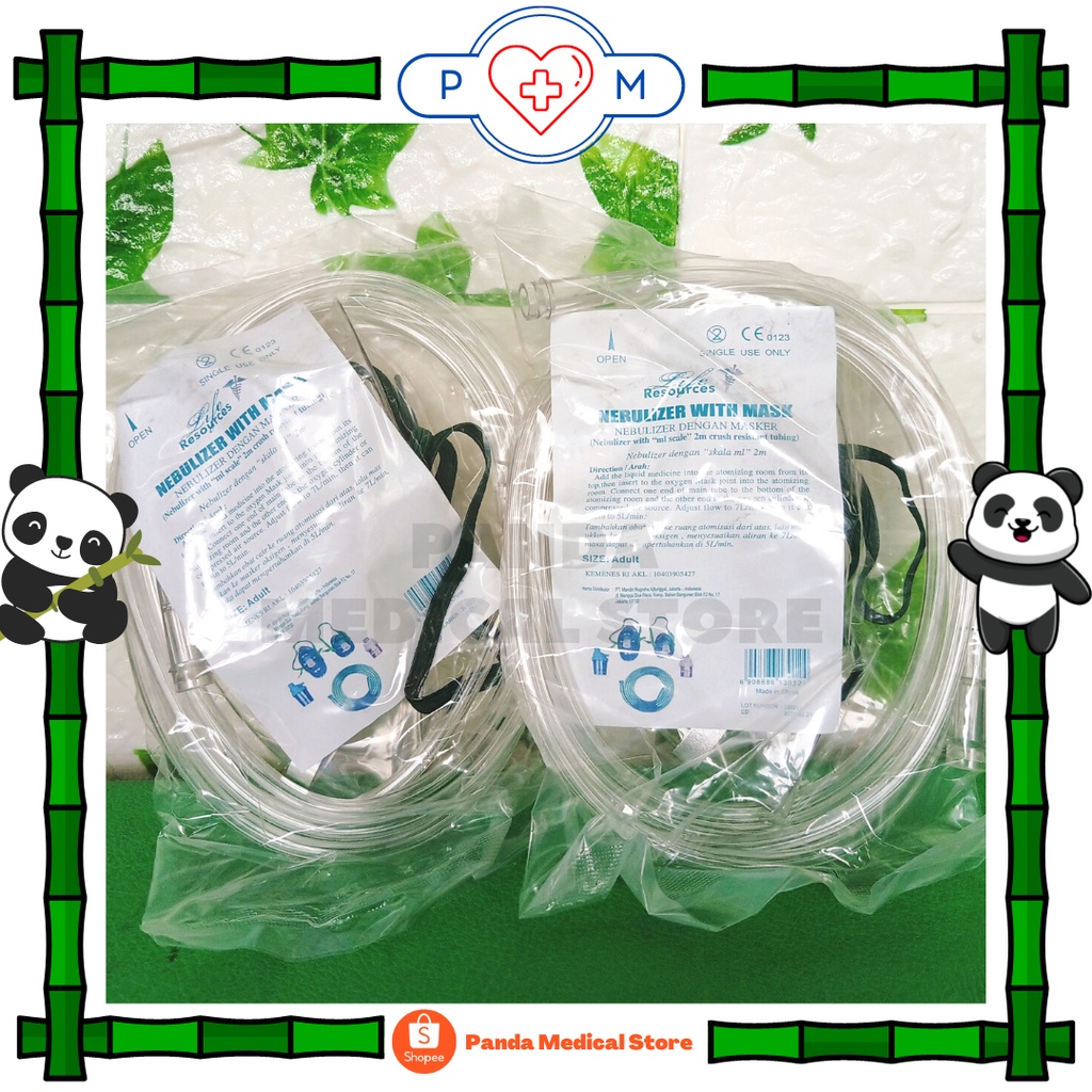 Masker Nebulizer Life Resources Dewasa, Anak, dan Bayi