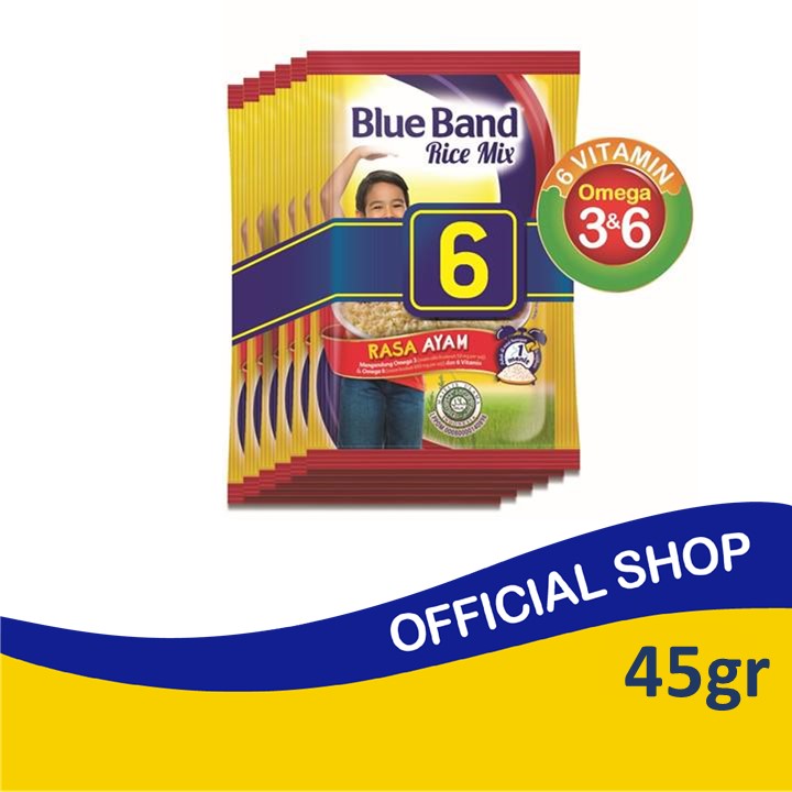

Blue Band Rice Mix Chicken 45 gr - 6 pcs