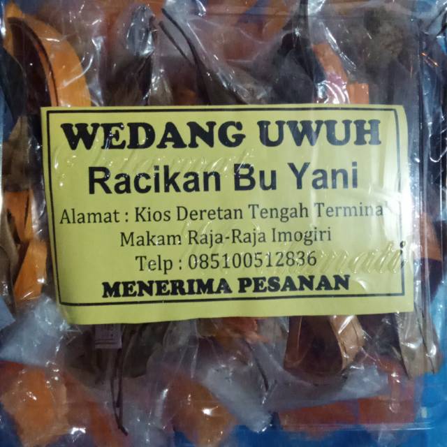 

Wedang uwuh porsi besar