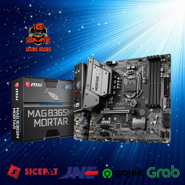 MSI MAG B365M Mortar (LGA1151, B365, DDR4, USB3.1, SATA3) MANTULL GAN