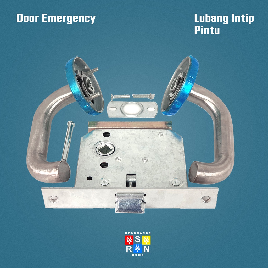 Pintu Emergency Kunci Pisah Tanpa SIlinder / Gagang Kunci Pintu Darurat / Emergency Door Lock Resonance Home