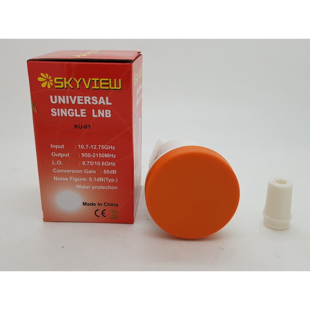 KU-01 LNB single Ku Band Skyview Noise 0.1 DB (Offset)