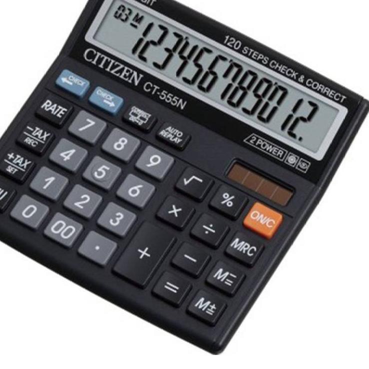 

(kode-713) Kalkulator Citizen CT-555N / CT 555 N / Tax Calculator / Mark Up Calculation ^^