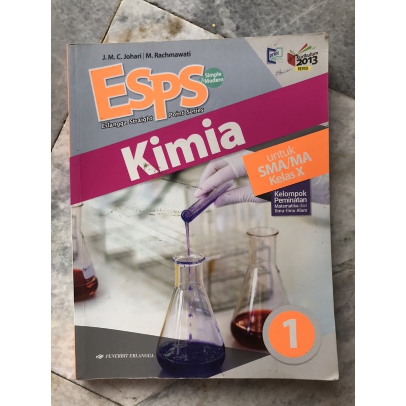 Buku Kimia Kelas X Erlangga [BEKAS]