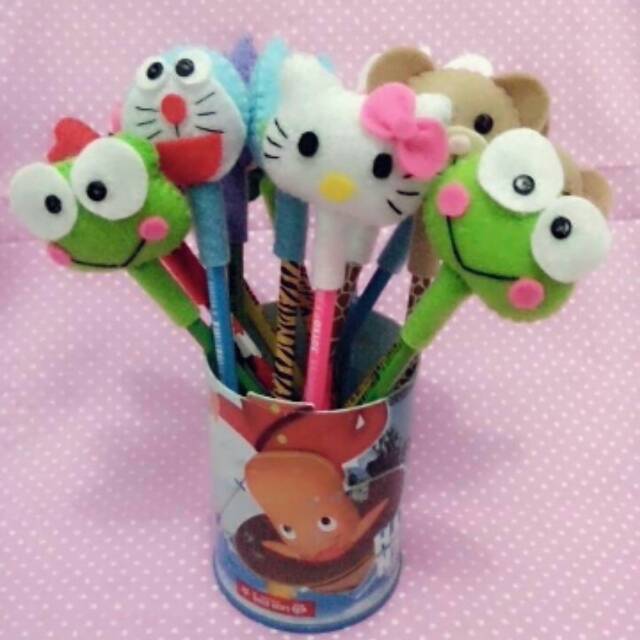 Pensil Hias Flanel