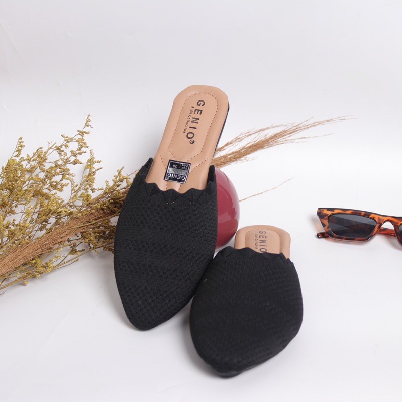 Ovivi Sandal Wanita Rajut Import Genio