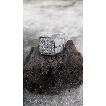 cincin berlian perak