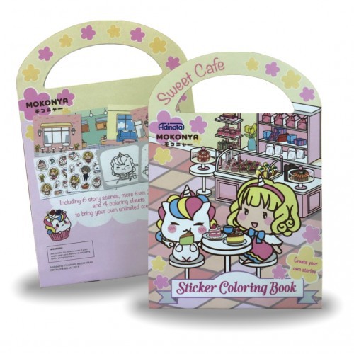 

Mokonya Sticker Coloring Book Adinata Buku Sticker Buku ANAK / Stiker Warna Buku Anak