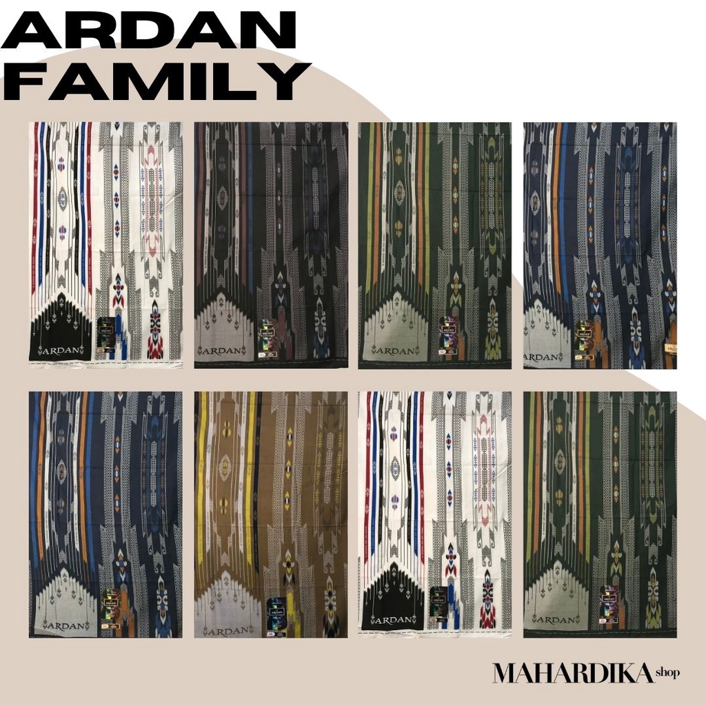 SARUNG ARDAN FAMILY MOTIF ARJUNA SEMERU BROMO ARJ SMR BRM WLS KPS