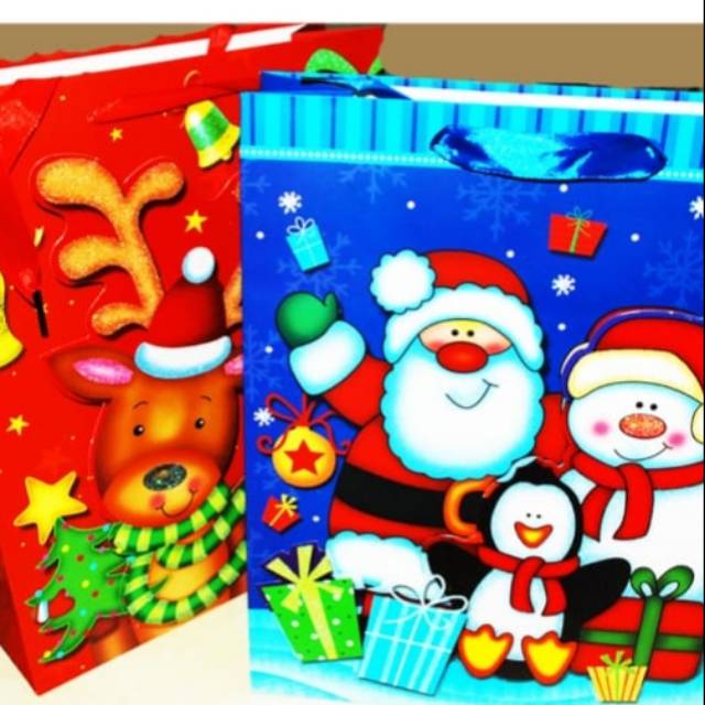 

Paper bag santa Claus 3D (M) UK 32x26x10