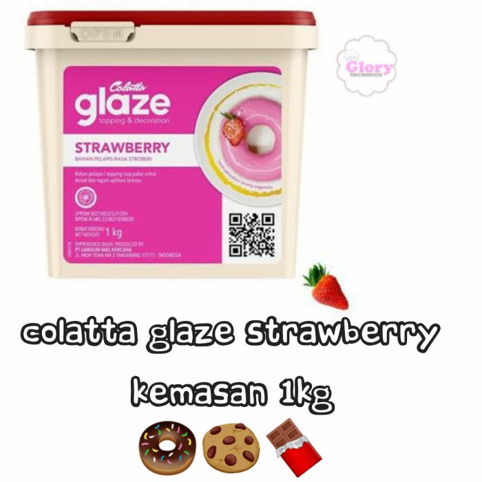 

elmer glaze strawberry 1kg