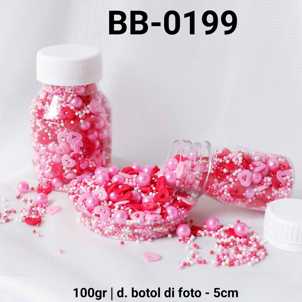 

BB-0199 Sprinkles sprinkle springkel 100gr 100 gram hati mix valentine yamama baking grosir murah sprinkles cake dekorasi mutiara trimit decoration story sprinklestory sprinklesstory sprinkle story yamama baking