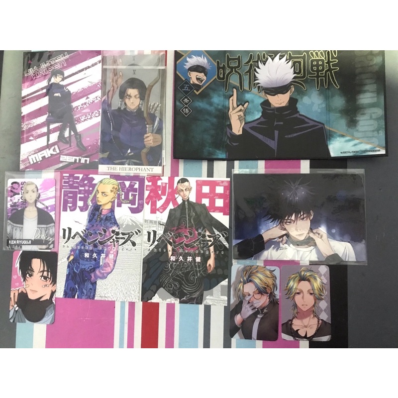 Kartu foto / jujutsu kaisen / tokyo revengers / photo card / 6baji email tarot kadeart