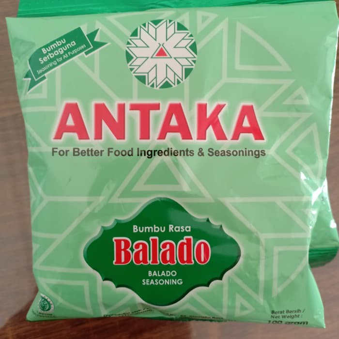 

Bumbu Antaka Bumbu Tabur Rasa Pedas Balado Antaka BALADO 100G Bumbu Rasa Balado