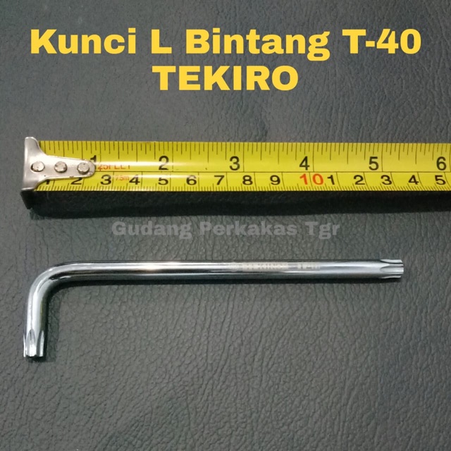 TEKIRO Kunci L Bintang T40 / Kunci Bintang T40 Tekiro / Kunci L Bintang Tekiro