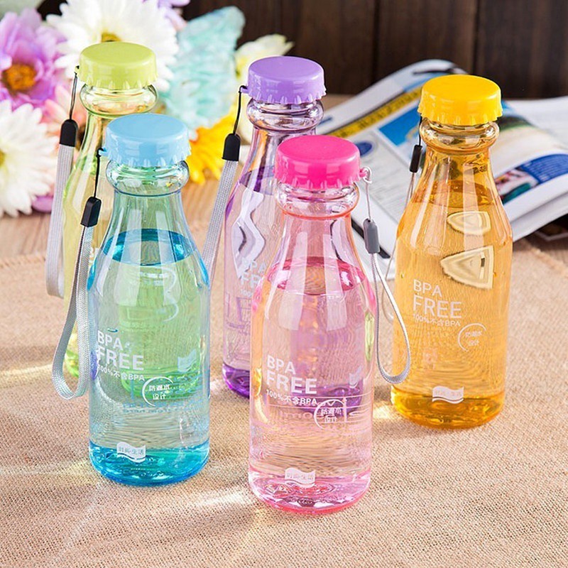 ✅COD.FREEONGKIR BOTOL MINUM BENING SODA BENTUK  LUCU WARNA TUMBLR IMPORT UNIK PRAKTIS TRANSPARANT