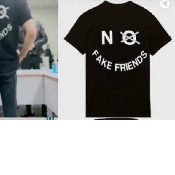 ♠ KAOS TSHIRT HALF SHADOW NO FAKE FRIENDS NCT ✿