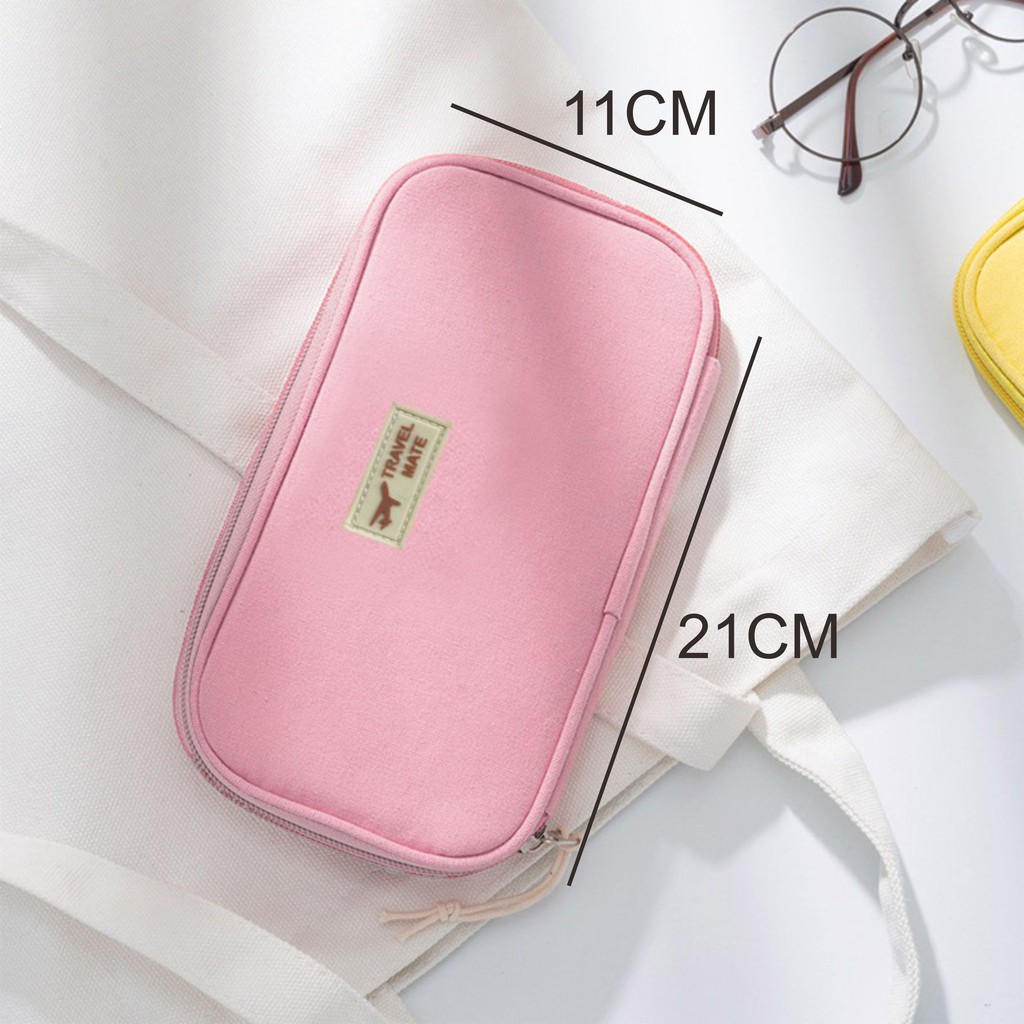 KOREA Tas Paspor Pasport Bag Card Organizer Boarding Pass Bag MB607