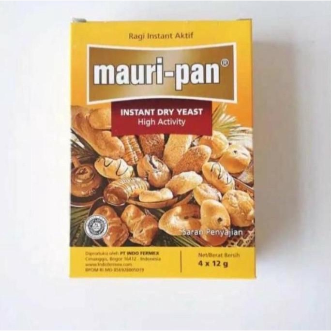 

Ragi Instant Roti Kue Mauripan Instant Dry Yeast 4x12gram TERLENGKAP Kode 320