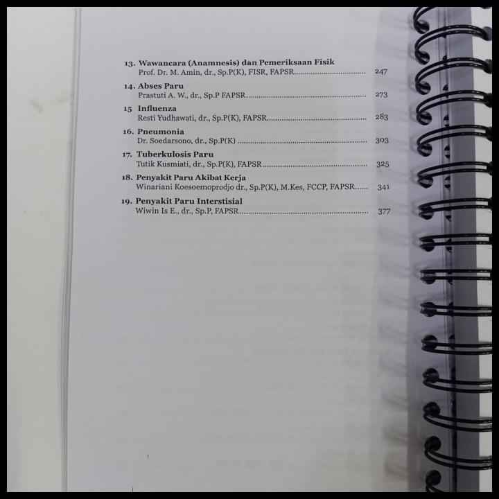 

TERBARUU!! Buku Kedokteran - Buku Ajar Paru 2019 TERBARU