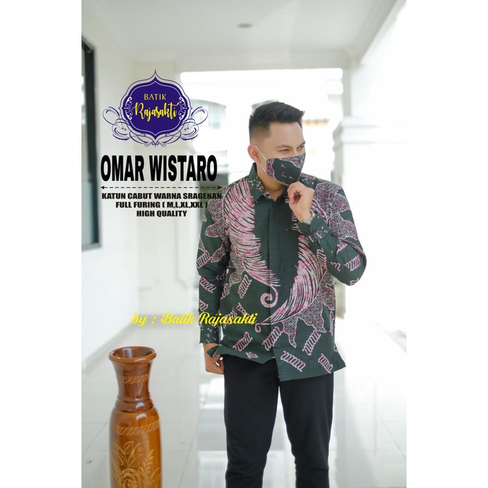 OMAR WISTARO RAJASAKTI KEMEJA BATIK PRIA SOLO LENGAN PANJANG LAPIS FURING ATASAN PREMIUM MODERN BHARATAYUDA BIMASENA BIRENDRA BIRU INDAH BRAHMAKERTA BRAHMAKERTA MERAH BUDIDRAWA BULANAGA BUNGA KAPAS BUNGA MEKAR BURUNG KASUARI CAKAR DEVDAN CAKAR MADU CAKRA