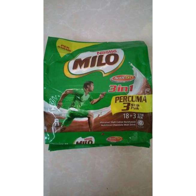 

[[BISA COD]] Milo 3 in 1 isi 21 stik Malaysia BOOM SALE Kode 1233