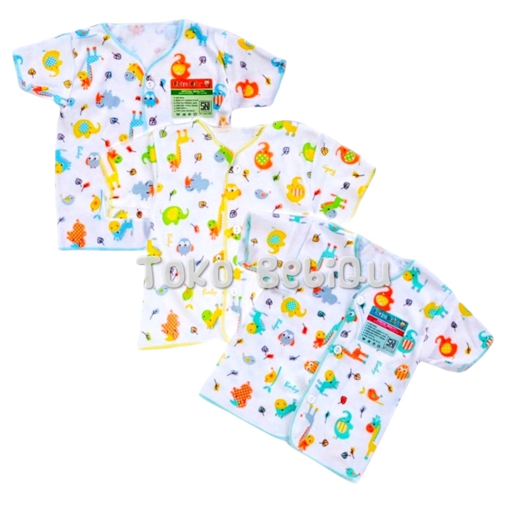 SNI Baju Pendek Bayi Kancing Depan