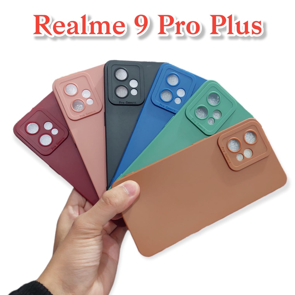 Pro Camera Soft Case Realme 9 Pro Plus / Realme GT Neo 3 / Realme C30s Solid Color Angel Eye Lens 9Pro+